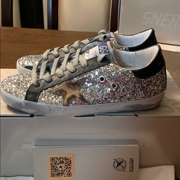 Golden Goose Glitter Animal Sneakers - Picture 5 of 7